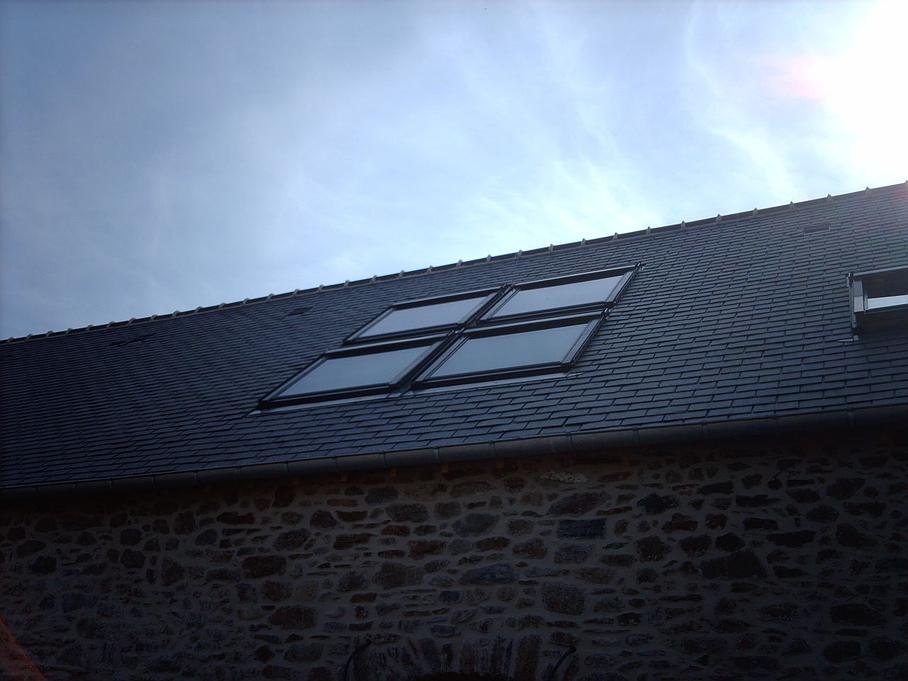 Fenêtre de toit quatro à Saint-Méloir-des-Ondes