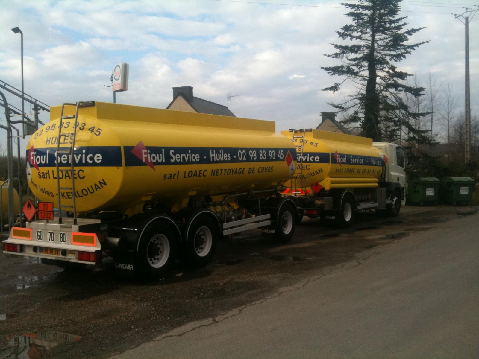 Photo du camion-citerne de Loaec Pierre Cie