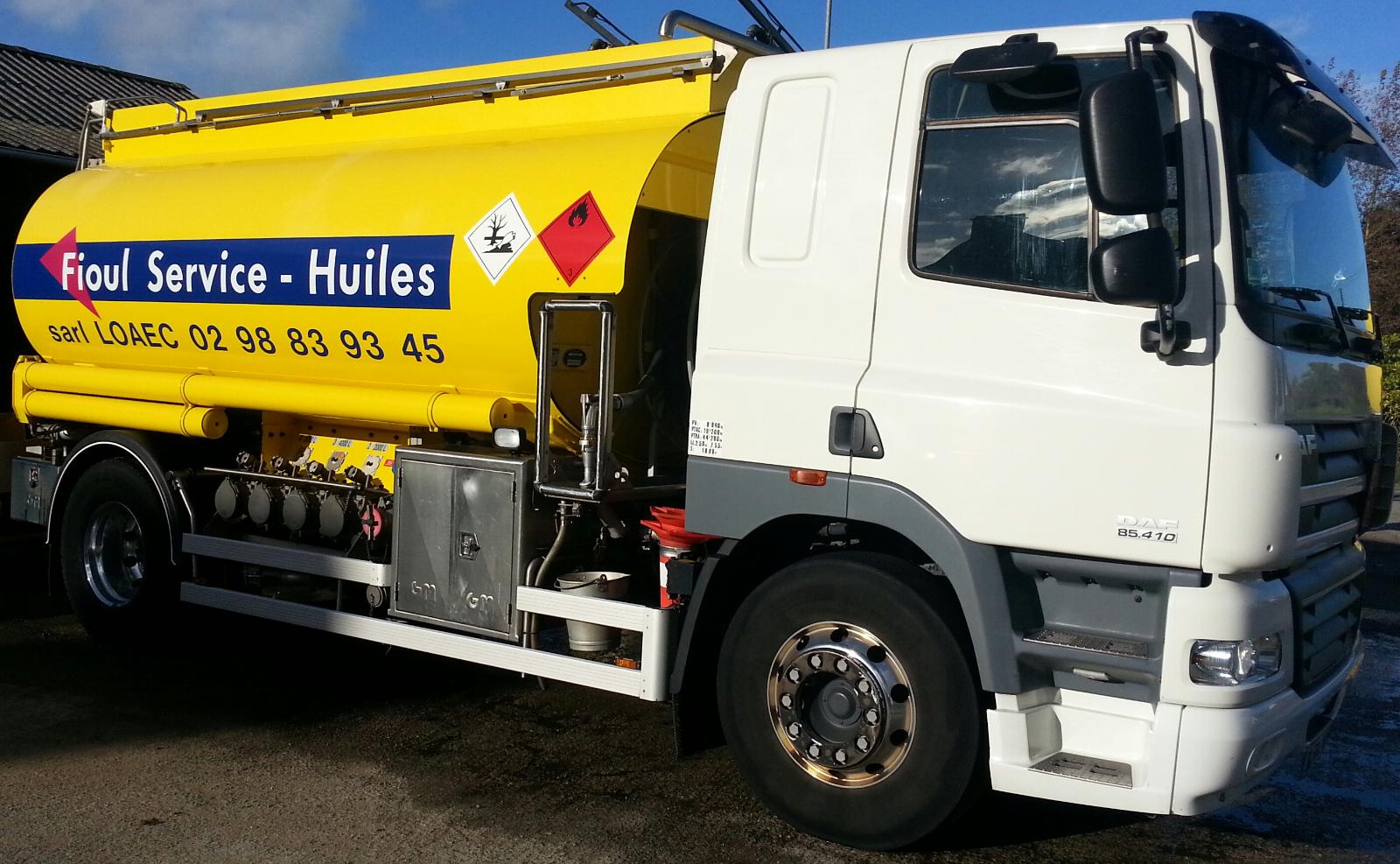 Camion-citerne de Loaec Pierre Cie