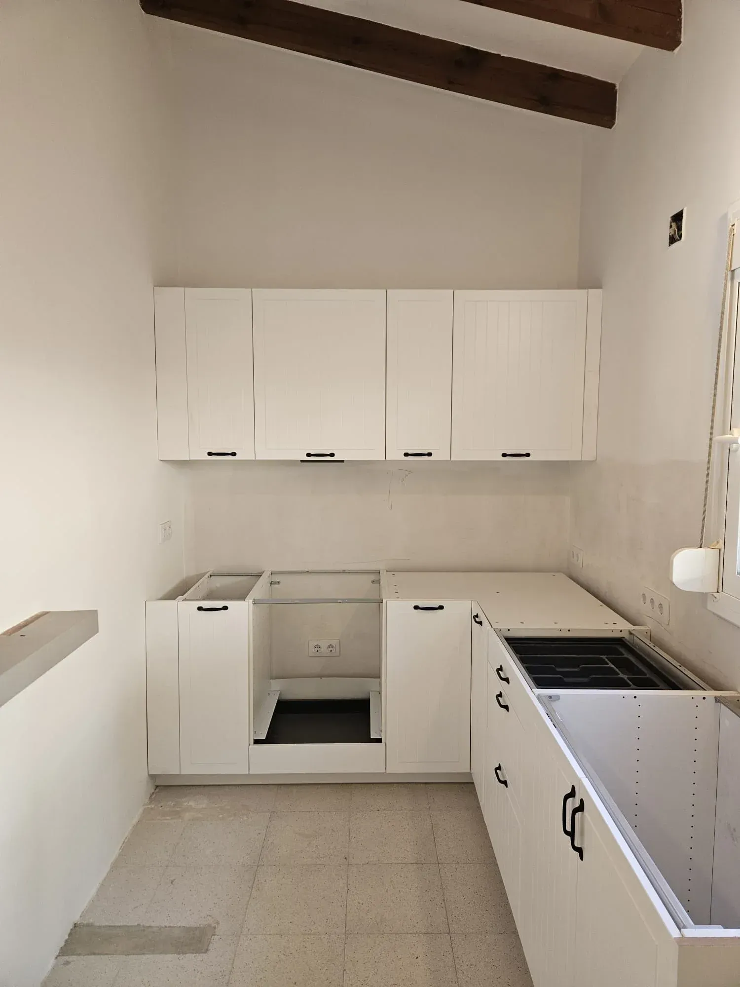 mueble de cocina a medida de madera