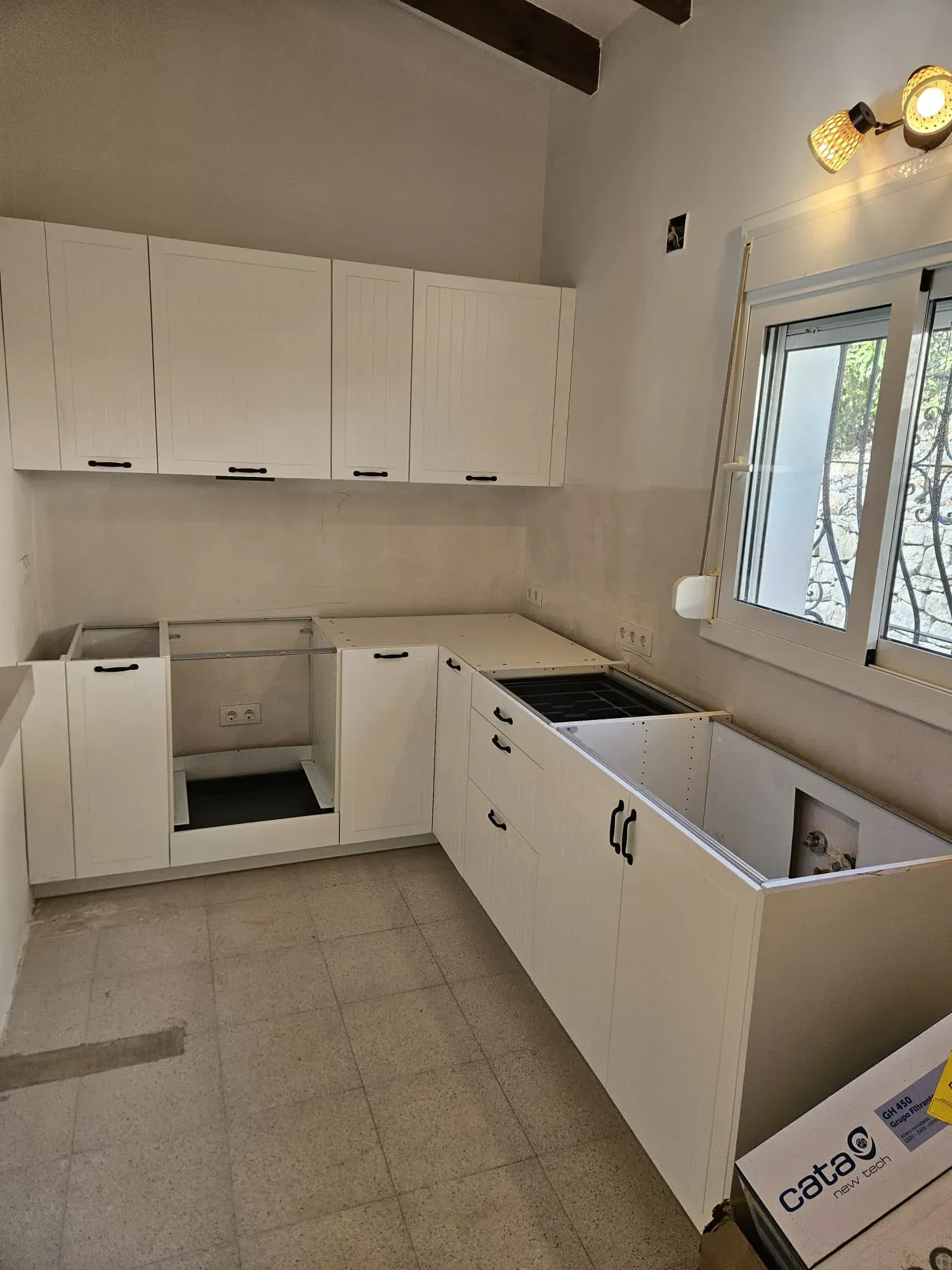 mueble de cocina a medida de madera