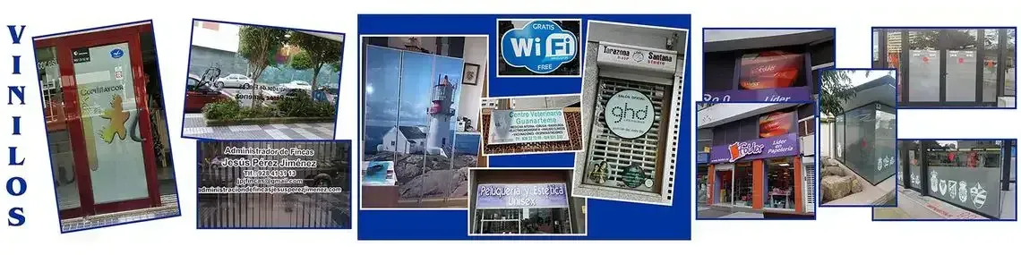 Un collage de imágenes con la palabra vinilos en el medio.