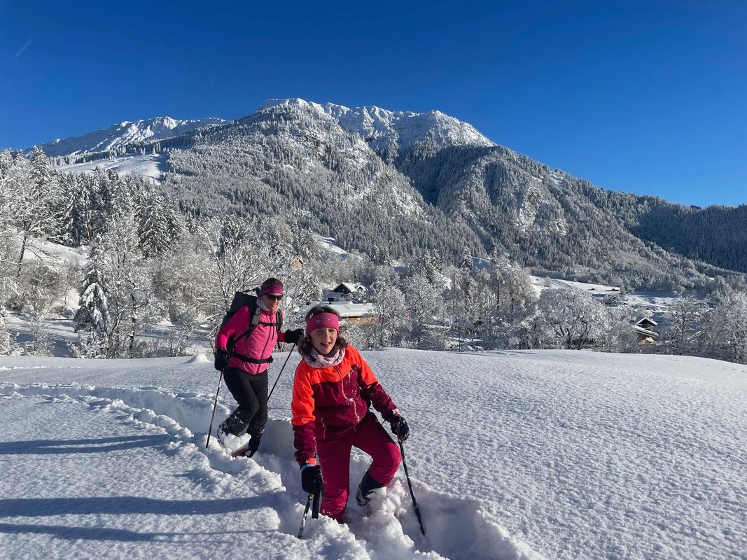 Eine Gruppe von Leuten röstet Marshmallows über einem Lagerfeuer.