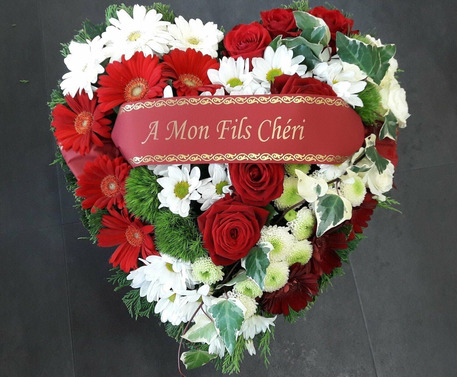 Cœur fleuri