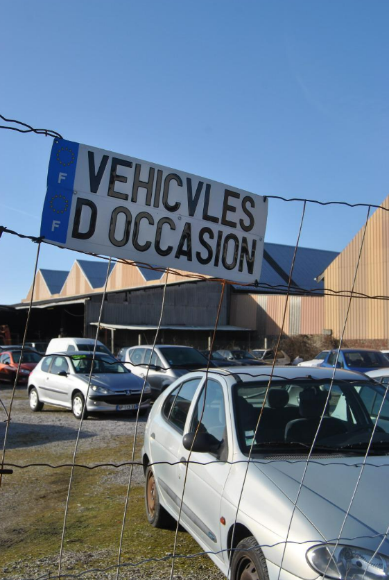 Vente de véhicules d'occasion