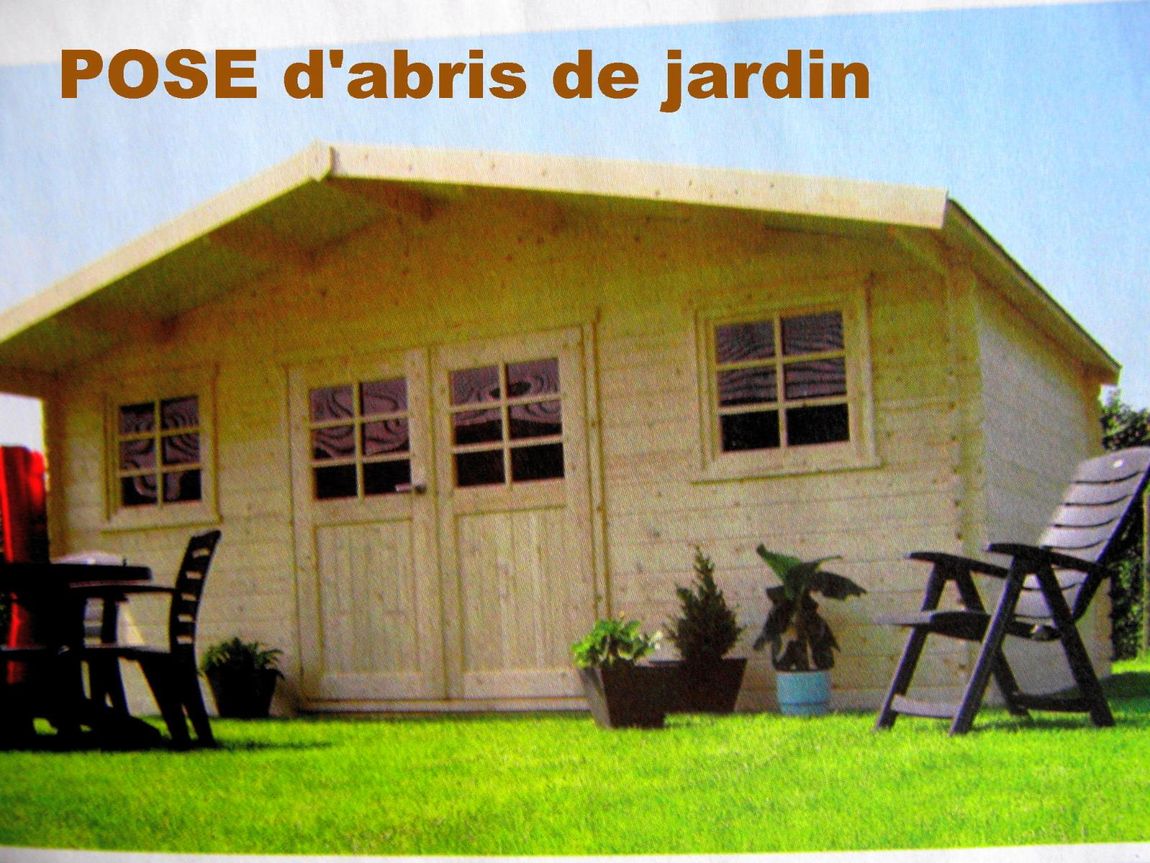 Pose Abris de jardin - Parcs et Jardins Paplorey à Saint-Ouen-du-Tille