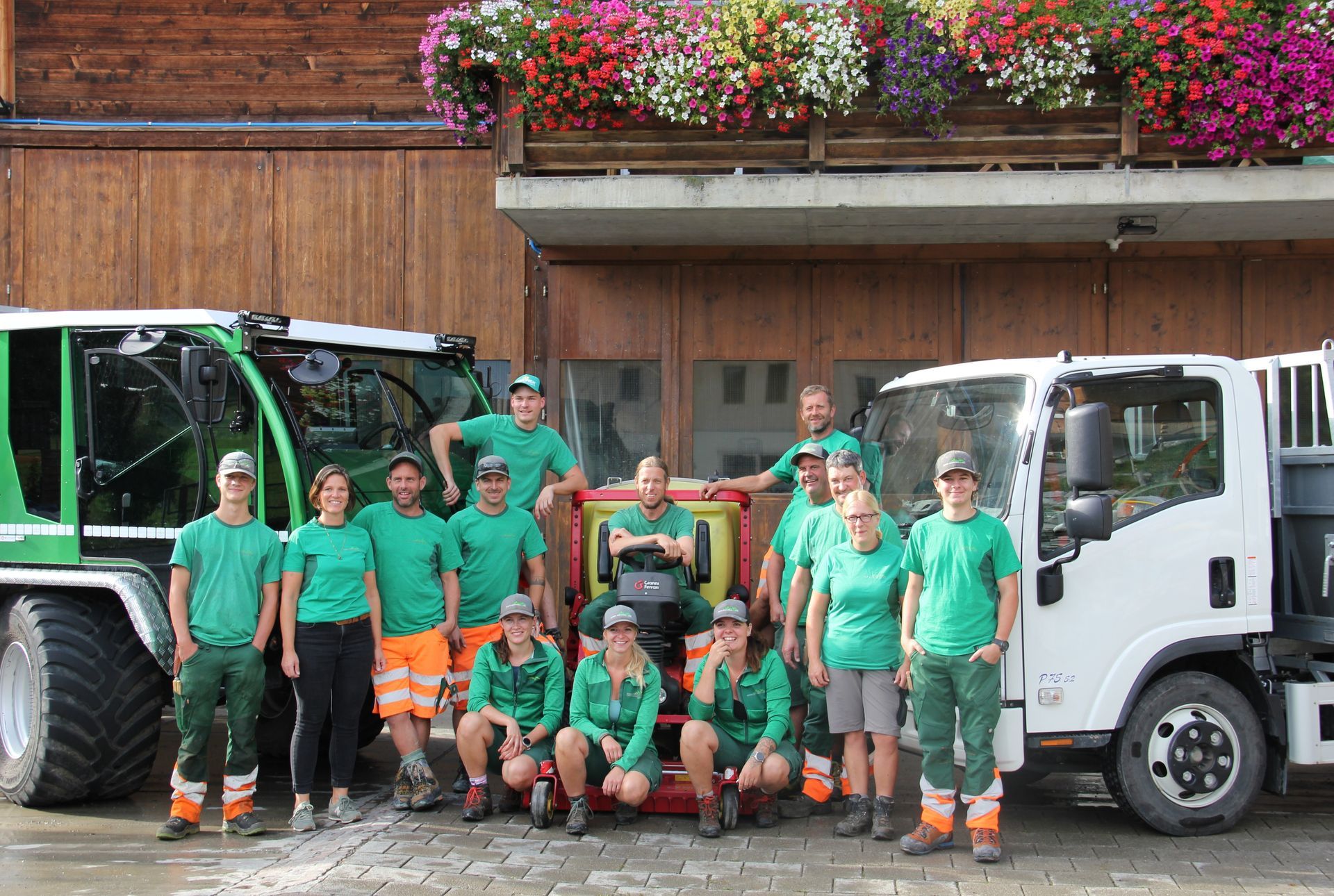 Bowee Gartenbau AG, Teamfoto