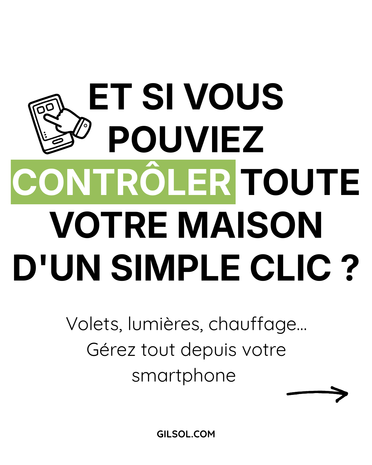 Affiche avec texte en français sur fond blanc, maison stylisée, IL Y A 60 ANS : LE MONDE CHANGEAIT.