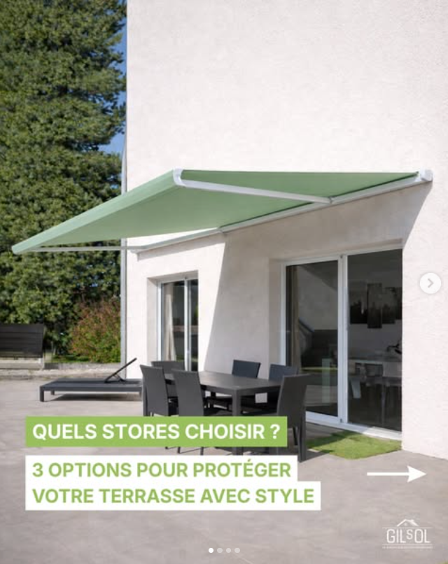 Texte promotionnel sur fond de maison: «Et si design rimait avec durabilité».
