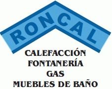 The logo for roncal calefaccion fontaneria gas muebles de bano.