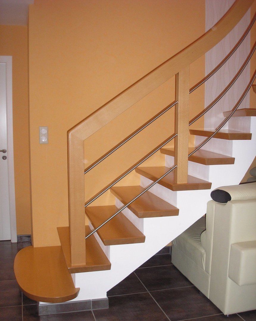 Escalier en béton habillé bois