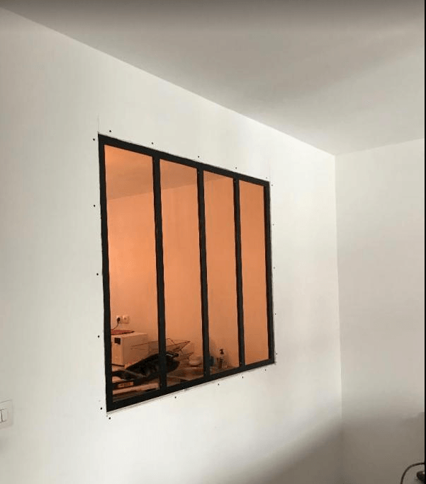 Installation d'une verrière