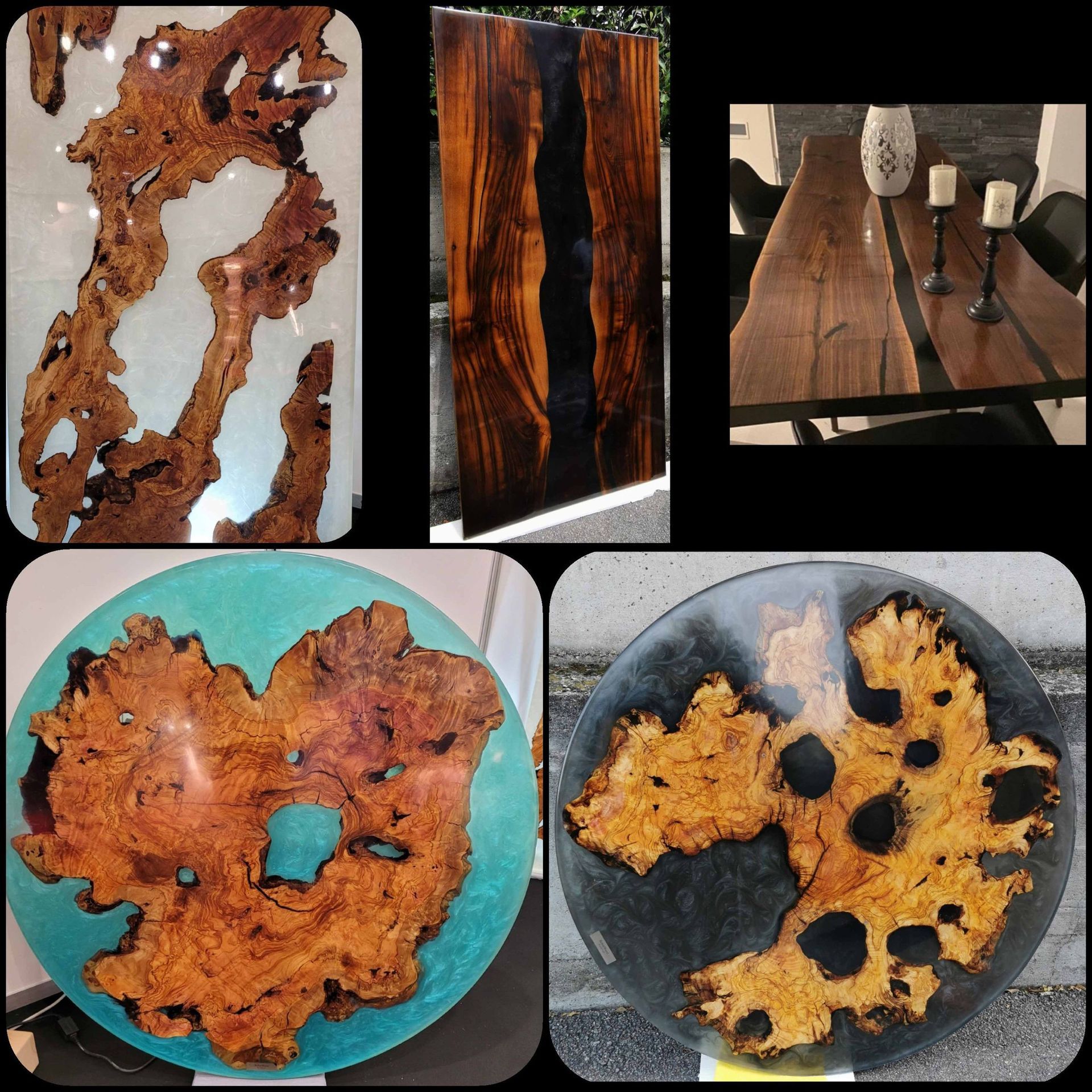 Lavori resina epossidica e legno - RobinWood - Maroggia