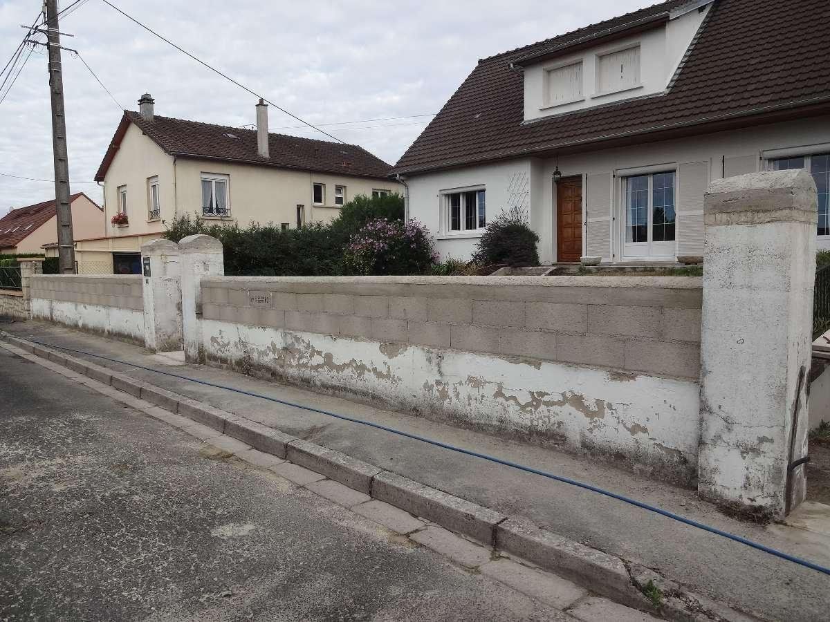 Clôture avant travaux