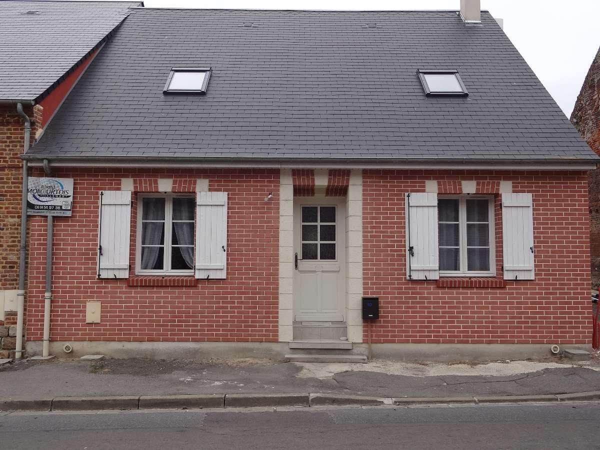 Façade : Enduit matricé brique après travaux  - Saint-Quentin Aisne 02
