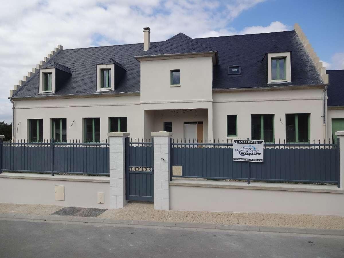 Ravalement Moncourtois Richard - Enduit gratté Laon Aisne 02