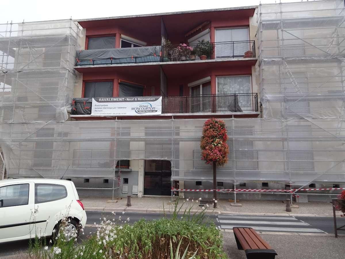 Peintures extérieures de façades, avant travaux - Laon Aisne 02