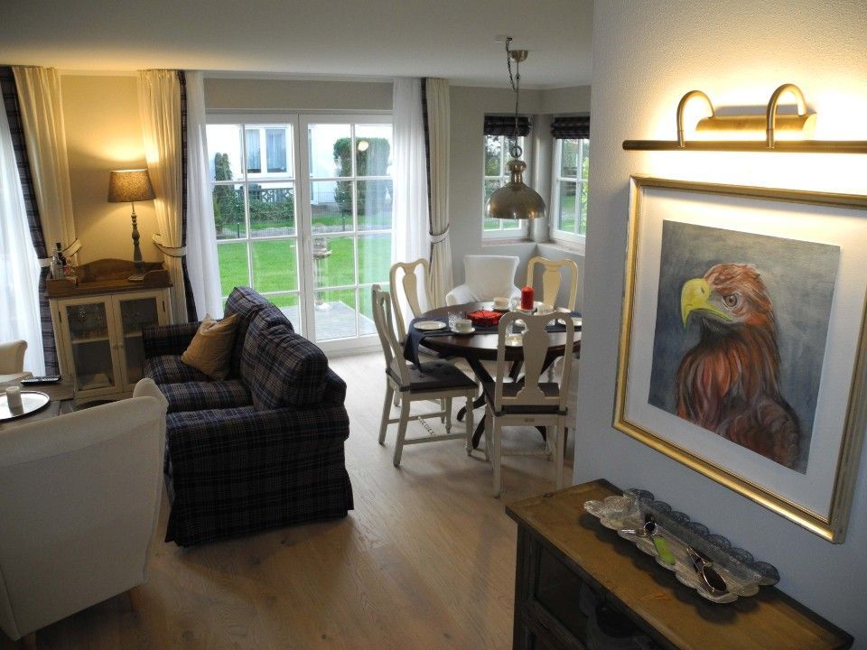 Vogelperspektive: Blick auf den Wohnraum