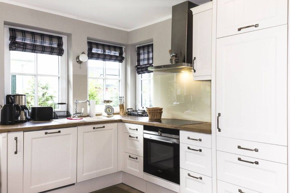 sehr großes Bett im Ferienhaus