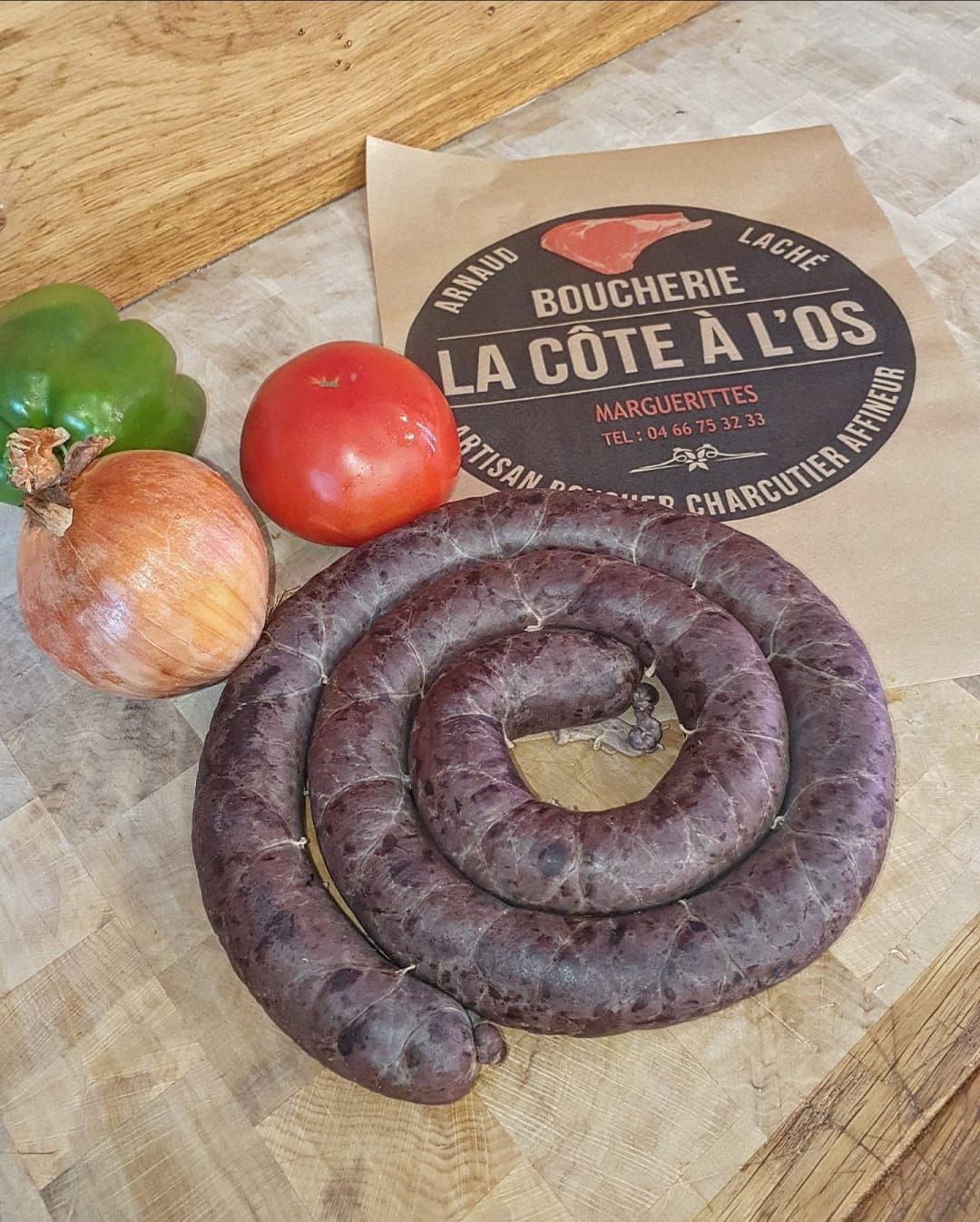 Boudin réalisé par La Boucherie La Côte À L’os