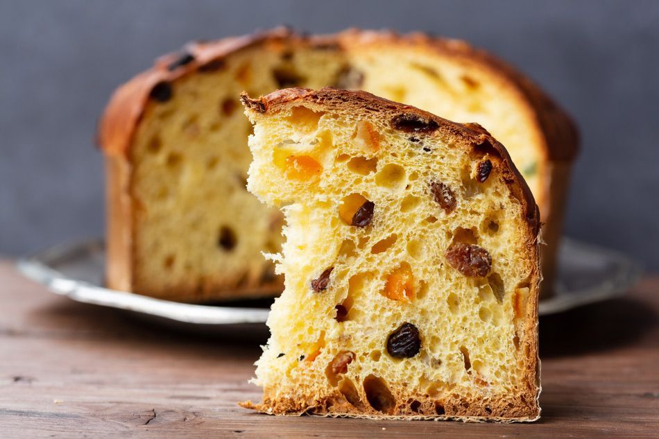 Présentation du plat panettone milano