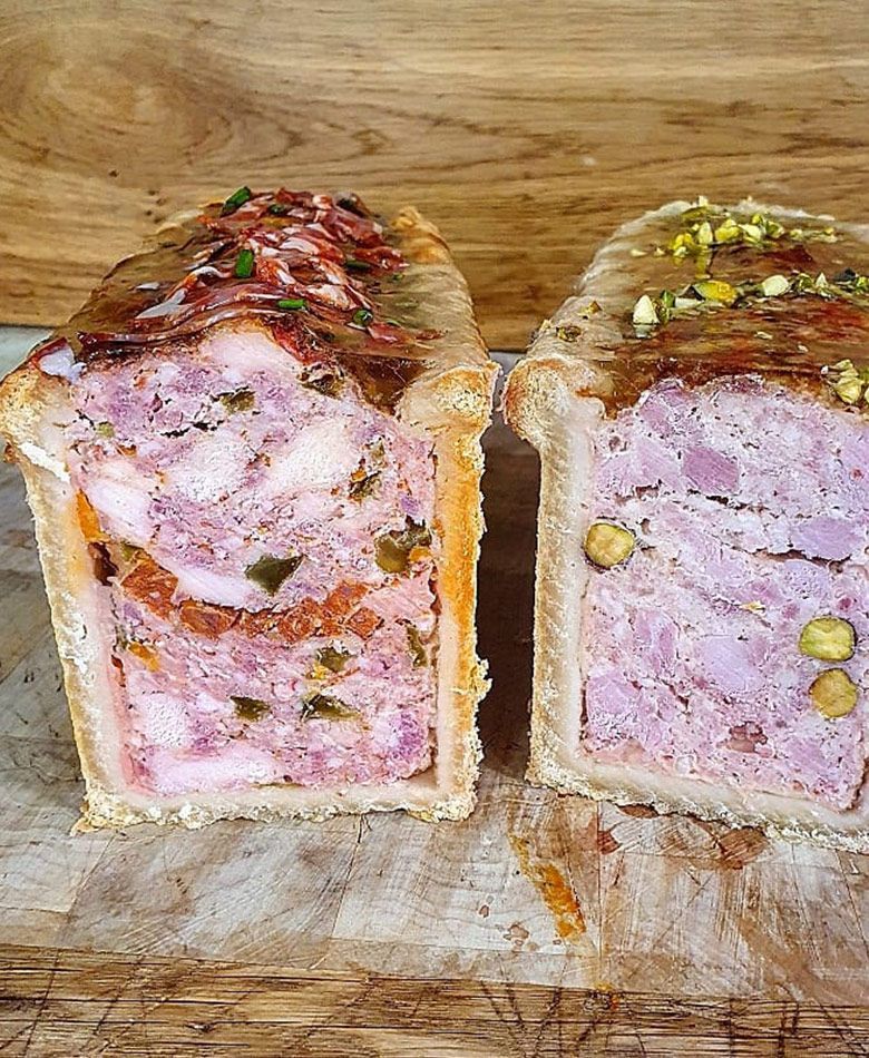 Pâtés en croute réalisés par La Boucherie La Côte À L’os