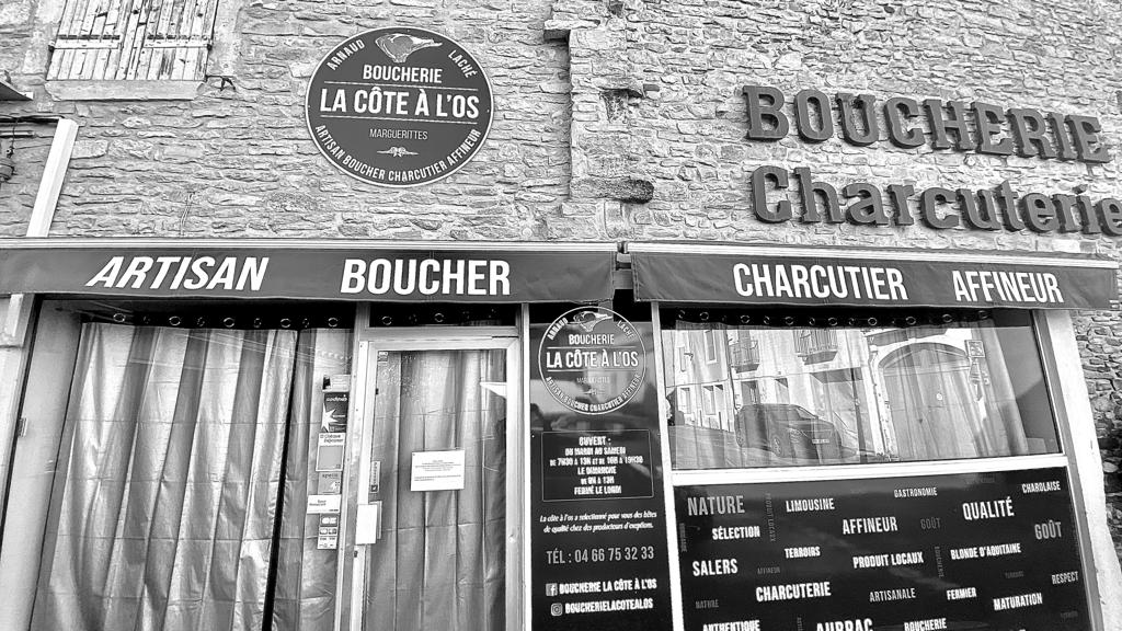 Devanture de La Boucherie La Côte À L’os