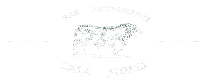 Logotipo de un animal blanco con texto tenue e ilegible en el fondo.