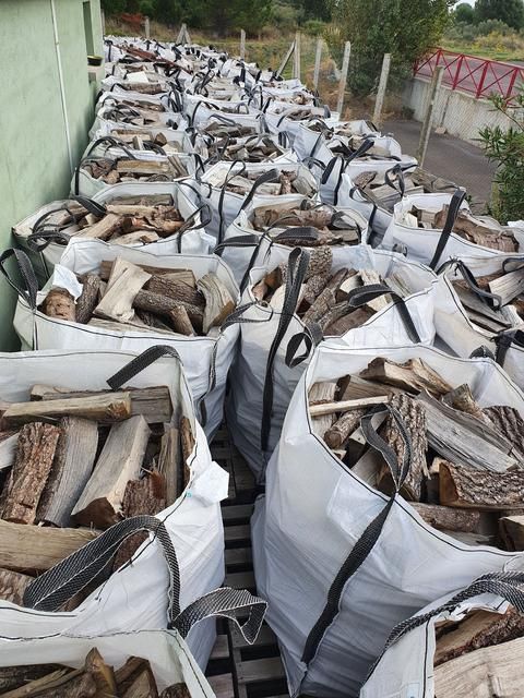 Des Big Bags de bois