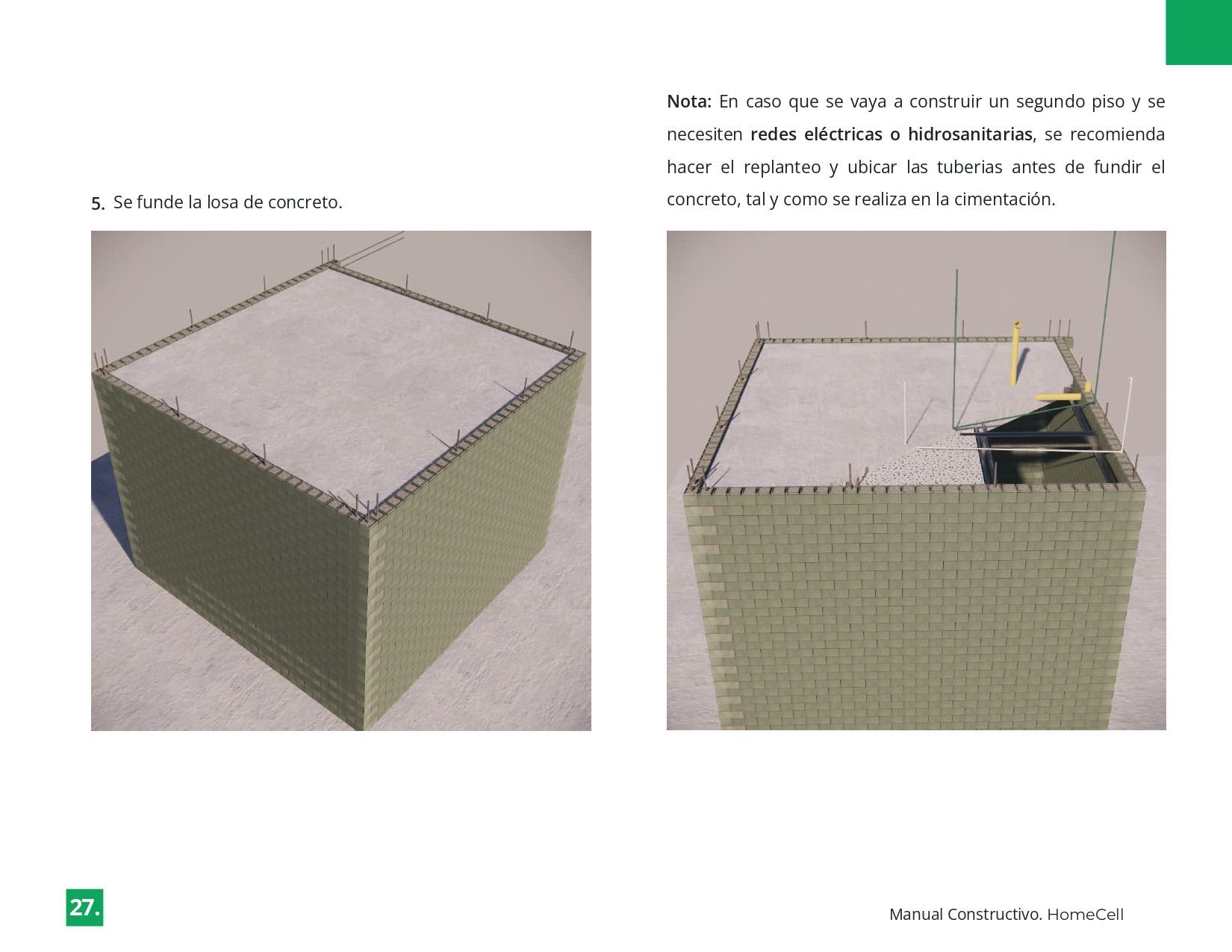 Un libro está abierto en una página con una imagen de un cubo.