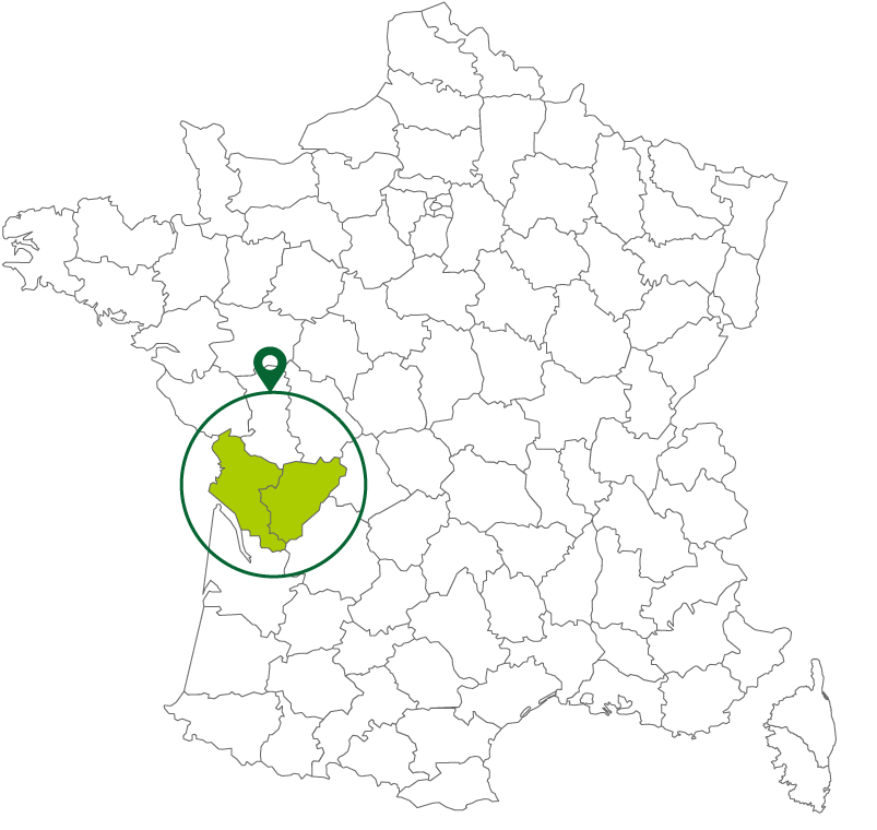 carte de la zone d'intervention