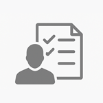 Personensymbol neben einer Checkliste mit zwei Häkchen.
