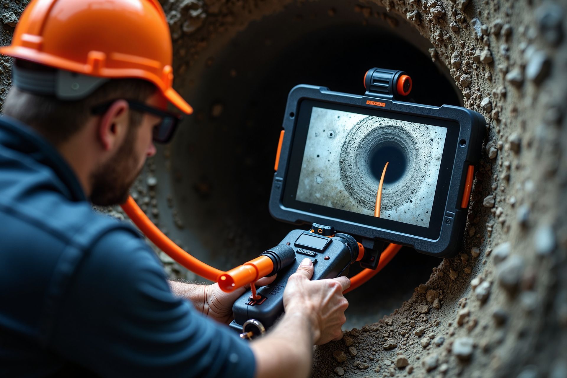 Inspection par caméra dans une canalisation