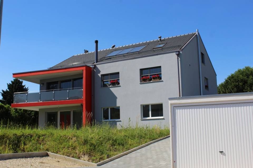 façade d'une maison rénovée