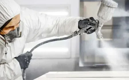 Trabajo de lacar puertas en Bembibre