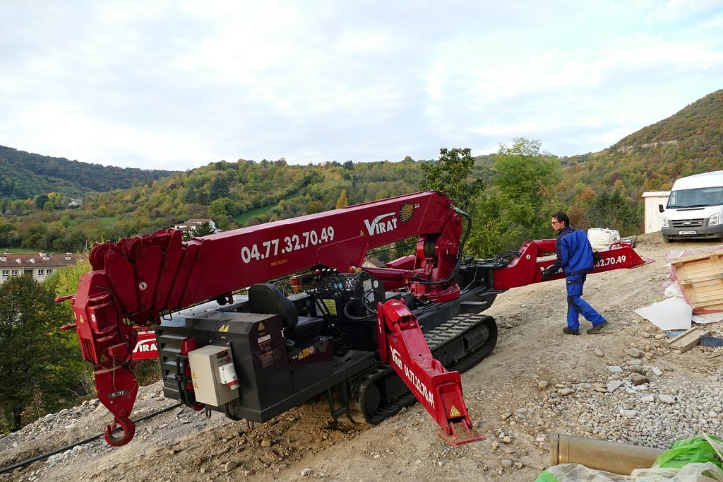 Intervention en Rhône-Alpes avec un accès difficile