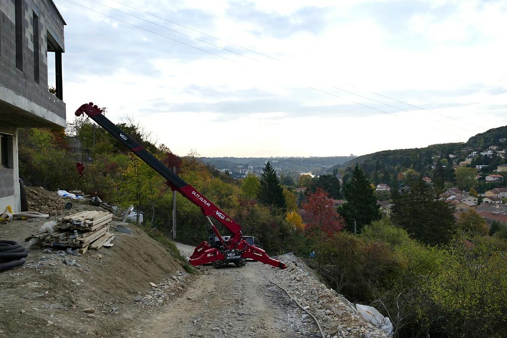 Intervention en Rhône-Alpes avec un accès difficile