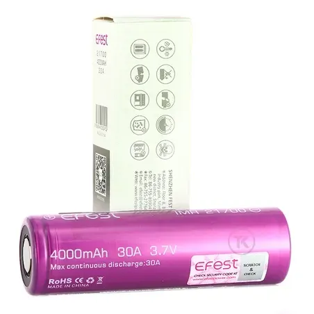 21700 4000mAh 30A - EFEST