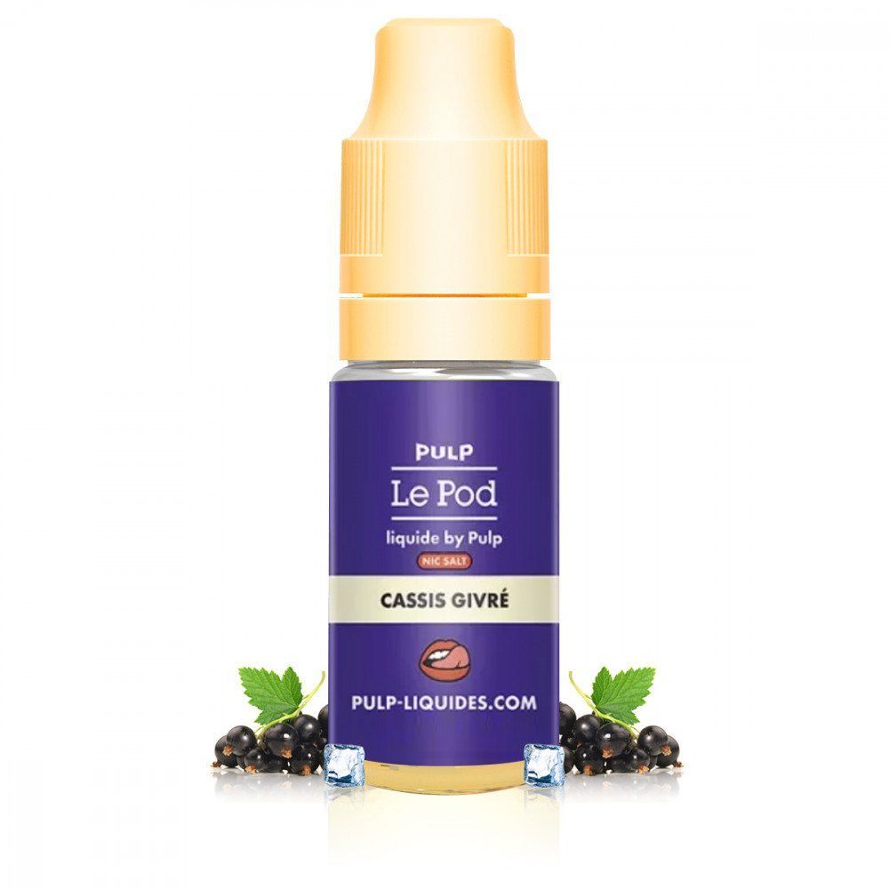 CASSIS GIVRE - LE POD LIQUIDE - PULP
Cassis - Fraicheur 10 Sel de Nicotine
