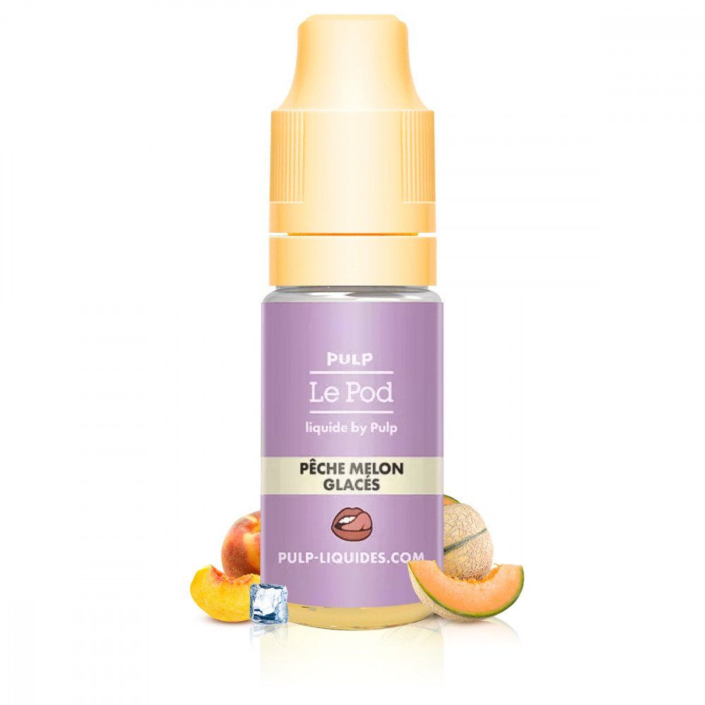 PECHE MELON GLACES - LE POD LIQUIDE - PULP
Pêche - Melon - Fraicheur 10 Sel de Nicotine