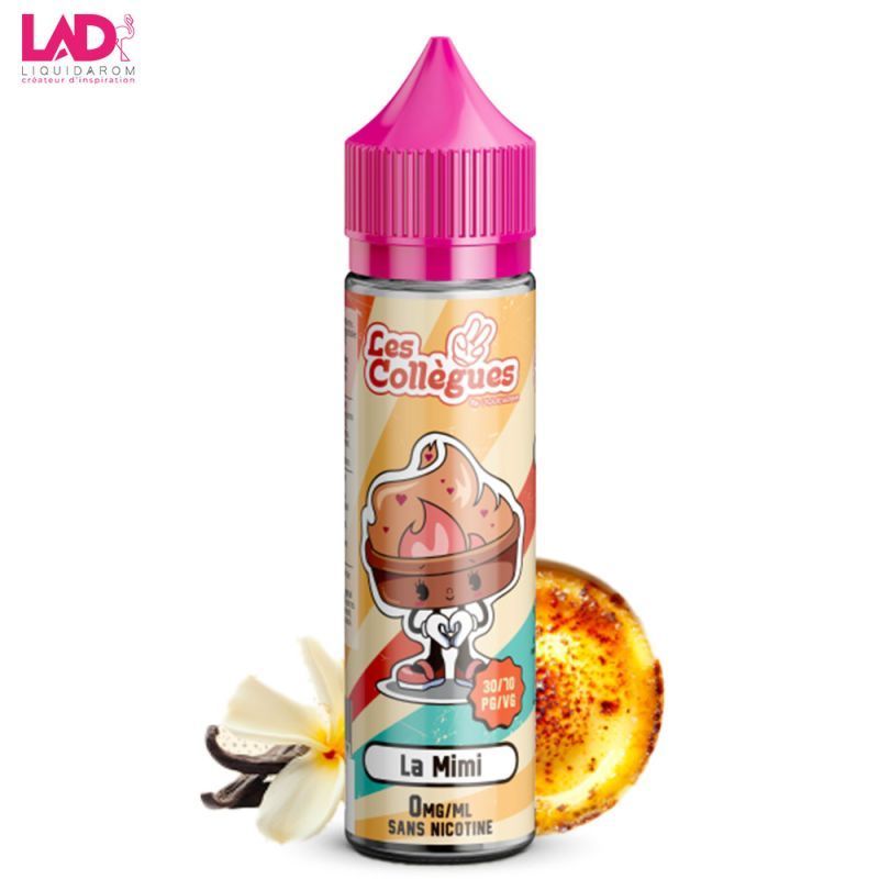 LA MIMI - LIQUIDAROM
Crème brûlée - Vanille - 50ml - 30/70