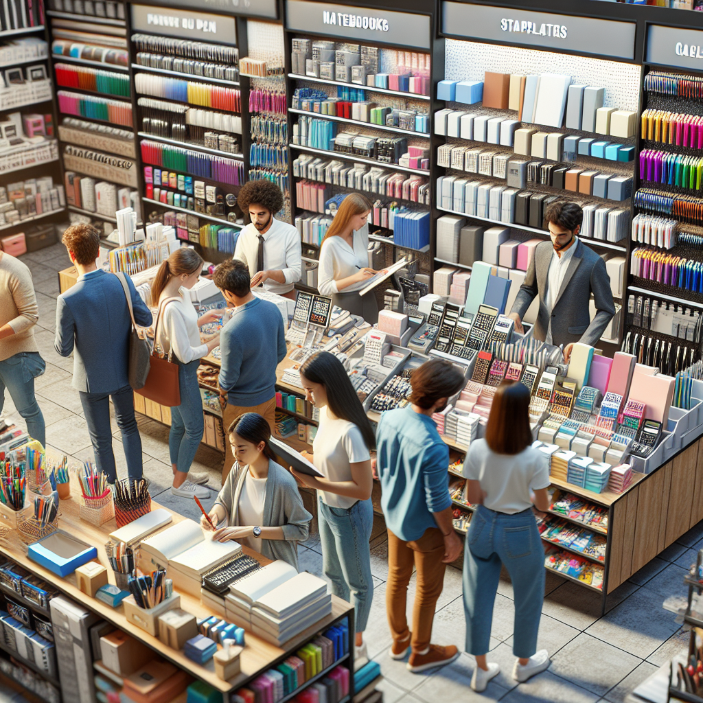 Un grupo de personas está comprando en una tienda.