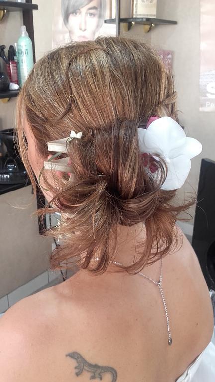 Réalisation d'un chignon