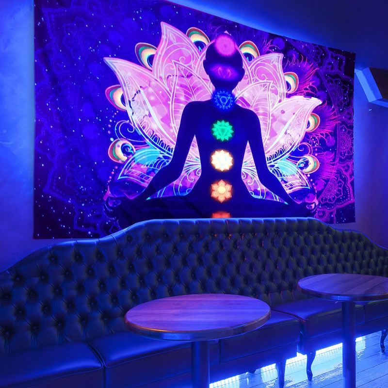 UV-Licht aktives Wandtuch