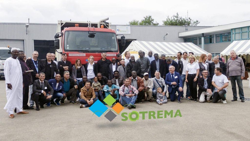 équipe de la sotrema au complet