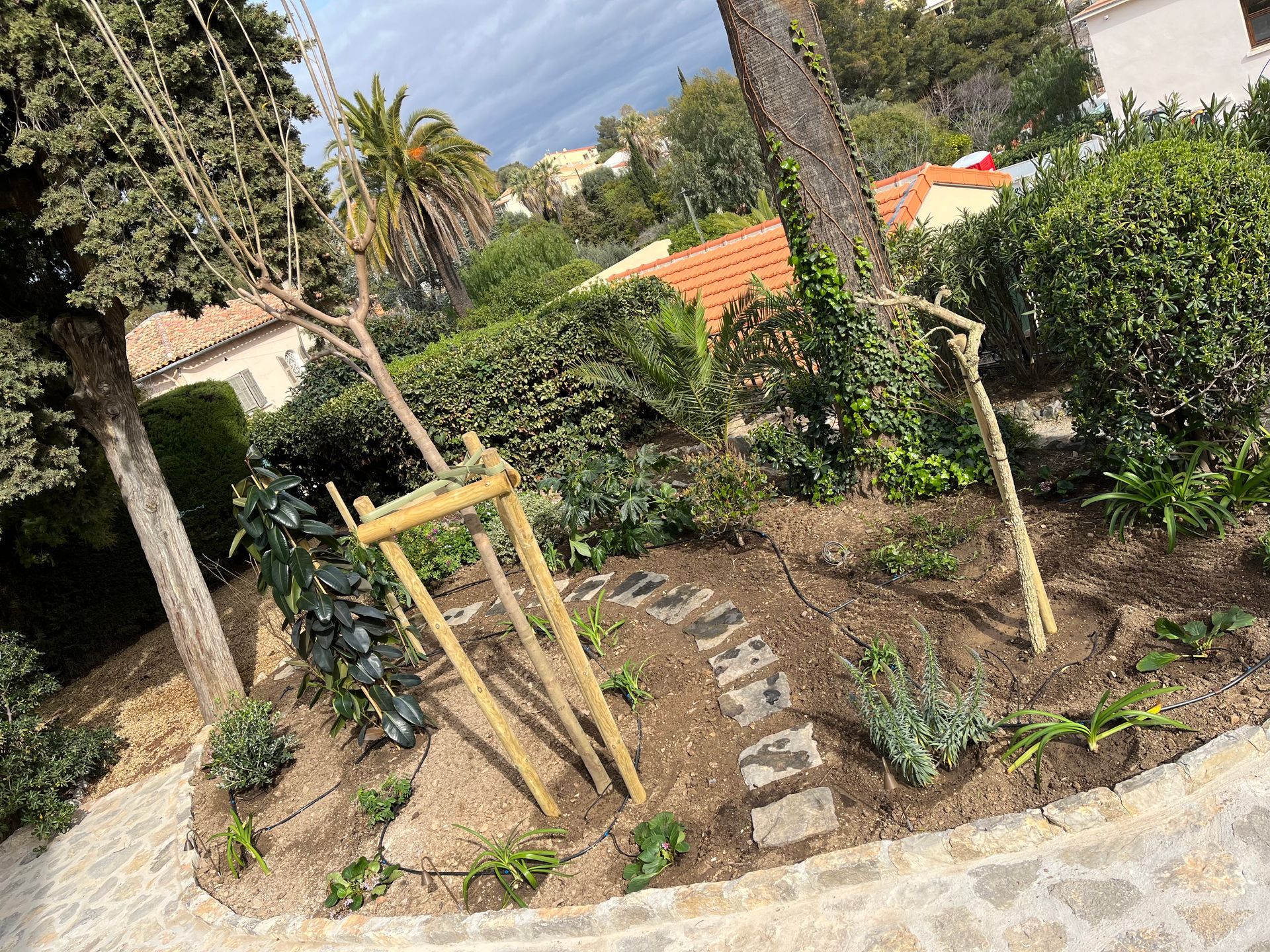 Création d'un jardin à l'ancienne : jardin fini