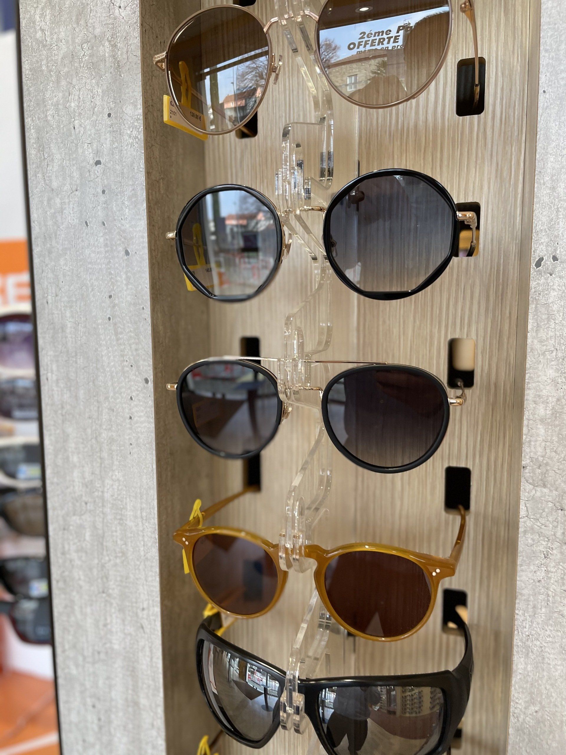 Des lunettes de soleil