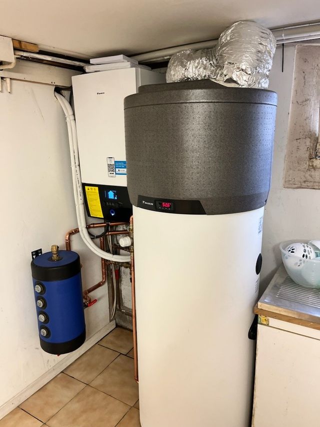Installation chauffe eau thermodynamique monobloc