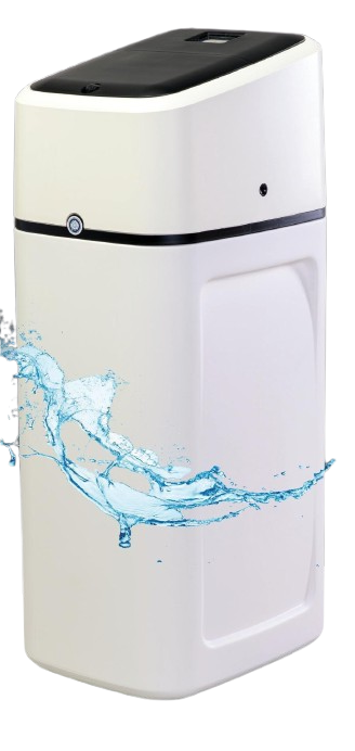 Un adoucisseur d'eau résidentiel.