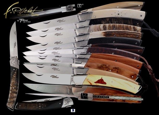 Fabrication de couteaux par Franck Pitelet